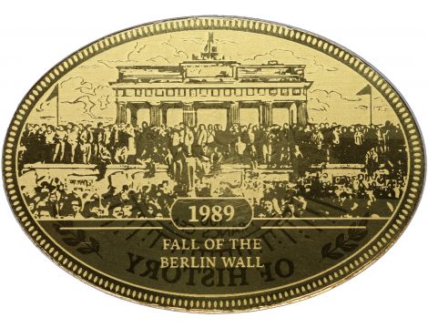 3809. Niger, 100 franków 2025, Upadek muru berlińskiego, 1/200 uncji