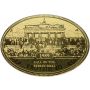 3809. Niger, 100 franków 2025, Upadek muru berlińskiego, 1/200 uncji - 2