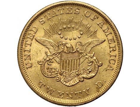 3817. USA, 20 dolarów 1853, Filadelfia, Liberty - 2