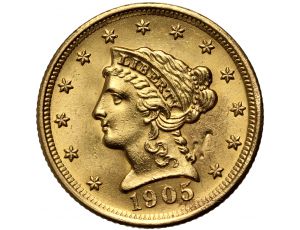 3819. USA, 2,5 dolara 1905, Filadelfia, Liberty