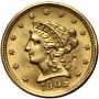 3819. USA, 2,5 dolara 1905, Filadelfia, Liberty - 2