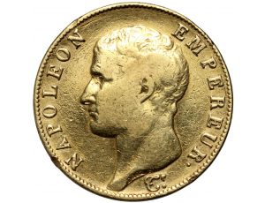 3822. Francja, Napoleon I, 40 franków An 14 (1805) W/A, Lille - rzadkie