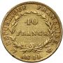 3822. Francja, Napoleon I, 40 franków An 14 (1805) W/A, Lille - rzadkie - 3