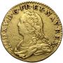 3823. Francja, Ludwik XV, Louis d'or aux lunettes 1726 B, Rouen - rzadki - 2