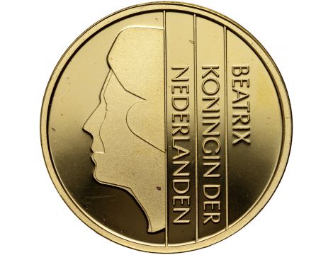 3836. Holandia, Beatrix, 1 gulden 2001, Ostatni gulden