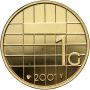 3836. Holandia, Beatrix, 1 gulden 2001, Ostatni gulden - 3