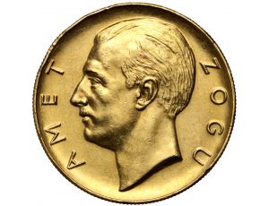 3864. Albania, Ahmed Zogu, 100 franga ari 1926 R, Rzym