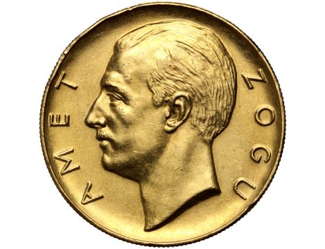 3864. Albania, Ahmed Zogu, 100 franga ari 1926 R, Rzym
