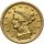3887. USA, 2,5 dolara 1851 D, Dahlonega, Liberty - rzadki rocznik