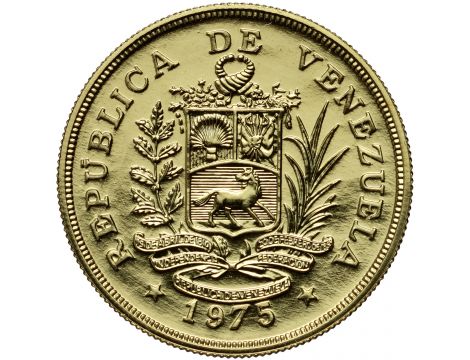3888. Wenezuela, 1000 boliwarów 1975, Skalikurek gujański - 2