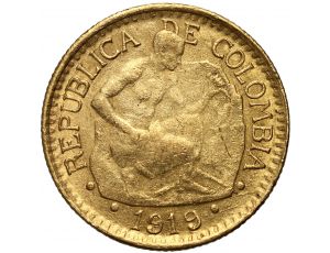 3893. Kolumbia, 5 pesos 1919