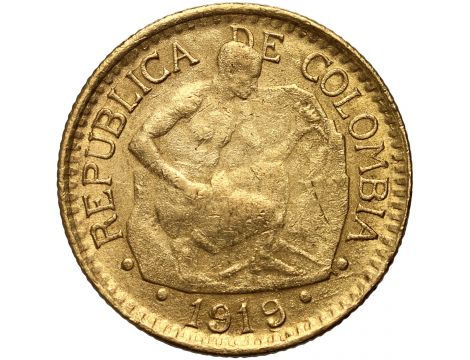3893. Kolumbia, 5 pesos 1919