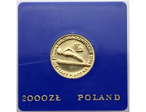 3900. Polska, PRL, 2000 złotych 1980, Lake Placid