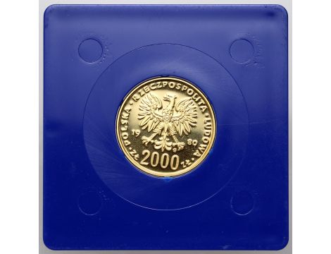3900. Polska, PRL, 2000 złotych 1980, Lake Placid - 2
