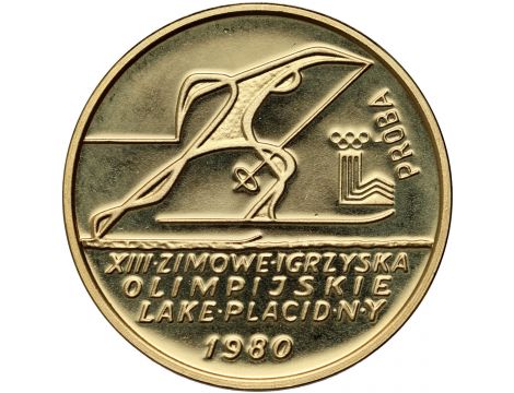 3901. Polska, PRL, 2000 zł 1980, Lake Placid, PRÓBA
