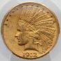 3903. USA, 10 dolarów 1912 S, San Francisco, Indianin, PCGS XF45 - 3
