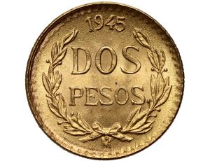 3916. Meksyk, 2 pesos 1945
