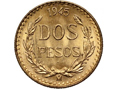 3917. Meksyk, 2 pesos 1945