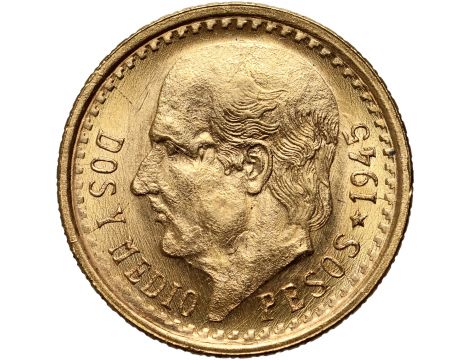 3921. Meksyk, 2,5 peso 1945