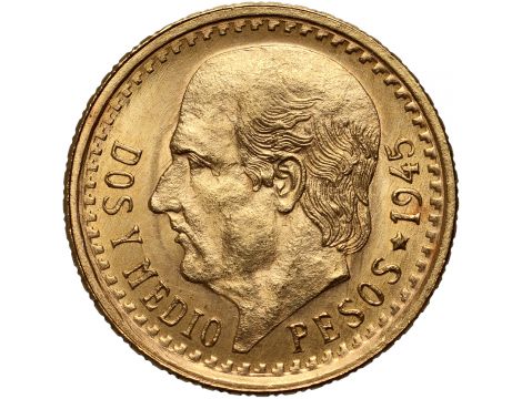 3922. Meksyk, 2,5 peso 1945