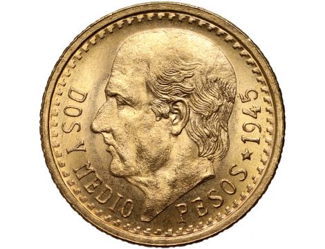 3923. Meksyk, 2,5 peso 1945