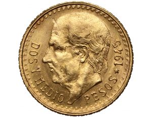 3925. Meksyk, 2,5 peso 1945