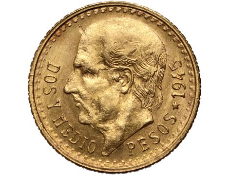 3925. Meksyk, 2,5 peso 1945