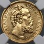 3932. Niemcy, Anhalt, Fryderyk I, 20 marek 1875 A, Berlin, NGC AU55 - rzadkie - 3