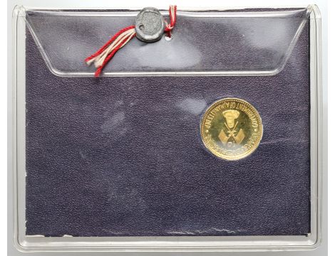 3943. Ajman, 25 riali 1971, Ratowanie Wenecji - oryginalne etui z plombą - 2