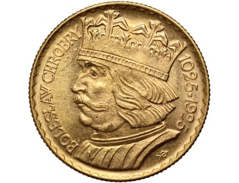 Polska, II RP, 10 złotych 1925, Bolesław Chrobry