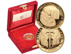 3950. Watykan, Jan Paweł II, 50000 lirów 1996