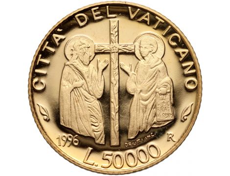 3950. Watykan, Jan Paweł II, 50000 lirów 1996 - 3