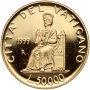 3956. Watykan, Jan Paweł II, 50000 lirów 1999 - 4