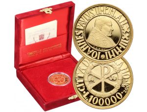 3961. Watykan, Jan Paweł II, 100000 lirów 2001
