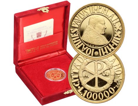 3961. Watykan, Jan Paweł II, 100000 lirów 2001