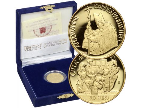 3962. Watykan, Jan Paweł II, 20 euro 2002, Arka Noego