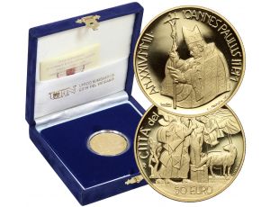 3963. Watykan, Jan Paweł II, 50 euro 2002, Ofiara Abrahama