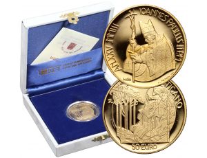 3965. Watykan, Jan Paweł II, 50 euro 2003, Mojżesz otrzymuje 10 Przykazań