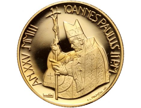 3965. Watykan, Jan Paweł II, 50 euro 2003, Mojżesz otrzymuje 10 Przykazań - 2