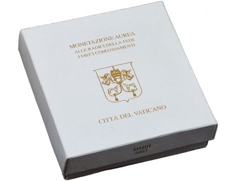 3965. Watykan, Jan Paweł II, 50 euro 2003, Mojżesz otrzymuje 10 Przykazań - 5