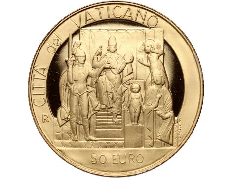 3967. Watykan, Jan Paweł II, 50 euro 2004, Sąd Salomona - 3