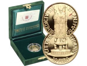 3968. Watykan, Benedykt XVI, 20 euro 2005, Chrzest