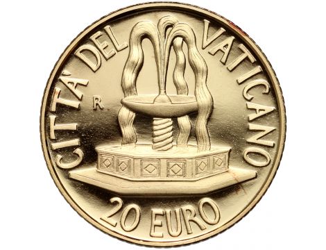 3968. Watykan, Benedykt XVI, 20 euro 2005, Chrzest - 3