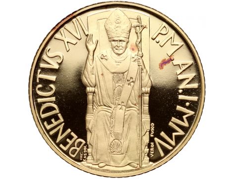 3968. Watykan, Benedykt XVI, 20 euro 2005, Chrzest - 2