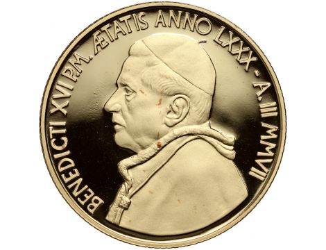 3973. Watykan, Benedykt XVI, 50 euro 2007, Eucharystia - 2