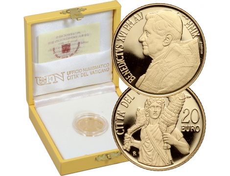 3976. Watykan, Benedykt XVI, 20 euro 2009, Dobry Pasterz