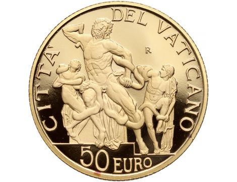 3977. Watykan, Benedykt XVI, 50 euro 2009, Grupa Laokoona - 3