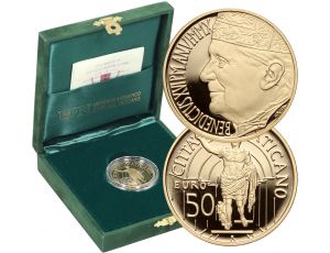 3979. Watykan, Benedykt XVI, 50 euro 2010, August z Prima Porta