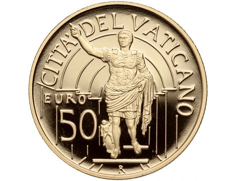 3979. Watykan, Benedykt XVI, 50 euro 2010, August z Prima Porta - 3