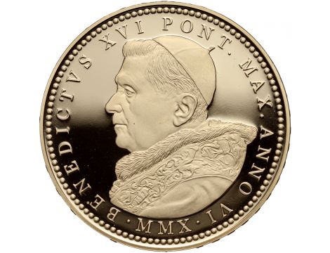 3987. Watykan, Benedykt XVI, 100 euro 2010, Sąd Ostateczny - 2